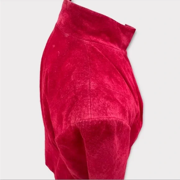 Alfani 100% Leather Suede Jacket - Picture 10 of 13